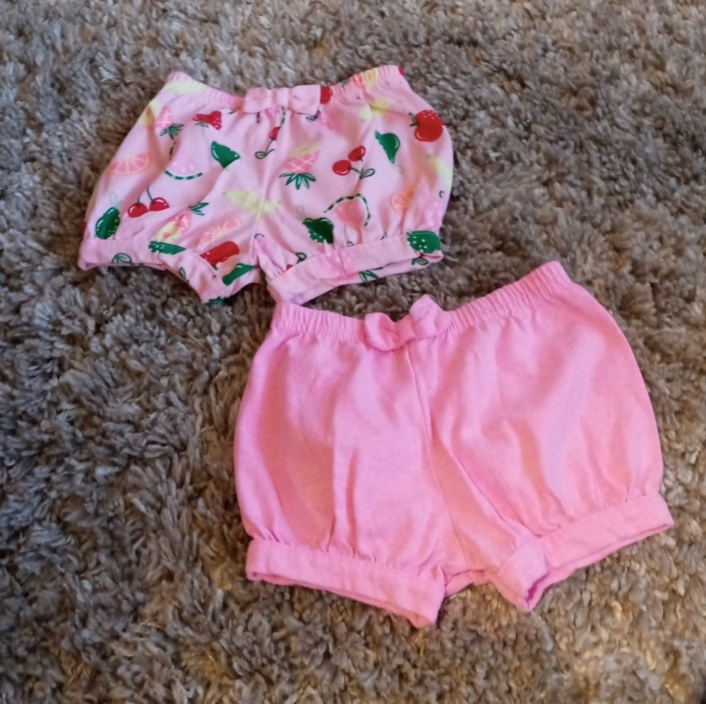 Garanimals pink set of 2 shorts